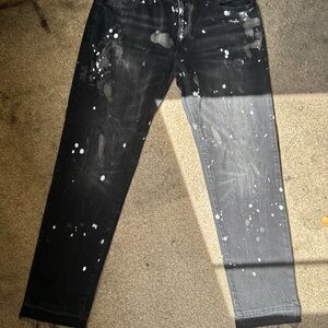 Fashion Nova Black Artistic Men's Pants